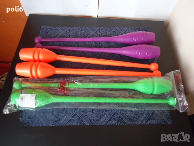  бухалки за художествена гимнастика, пластмасови бухалки Sasaki