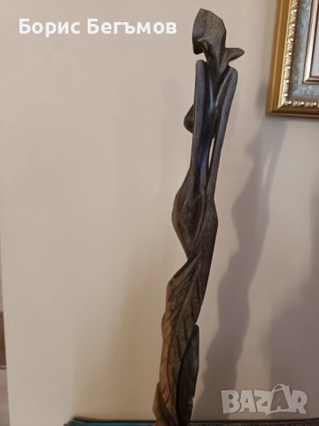 Декоративна дървена скулптура – ​​Женска фигура, снимка 6 - Колекции - 53886826