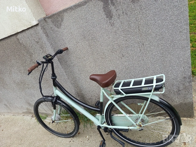 28 цола електрически алуминиев велосипед с 3 скорости усилени капли амортисьои преден , снимка 11 - Велосипеди - 54058384