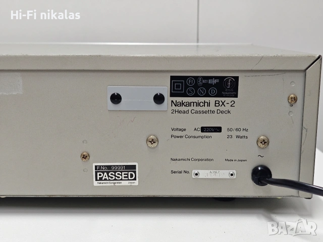 стерео касетъчен дек NAKAMICHI BX-2, снимка 8 - Декове - 53983821