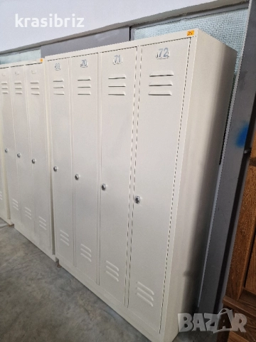 Метални Шкафове-внос от Германия!Налични 3-3-ки....и 1 с четири отделения!ОБЯВЕНАТА ЦЕНА Е ЗА БРОЙ!, снимка 2 - Шкафове - 52490749