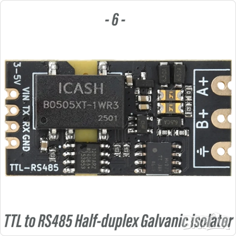 Оптичен изолатор - USB HUB Галваничен Разделител,RS-232/485,ADUM5401,ADUM4160,ADUM3160,ADUM1201     , снимка 7 - Друга електроника - 52077866