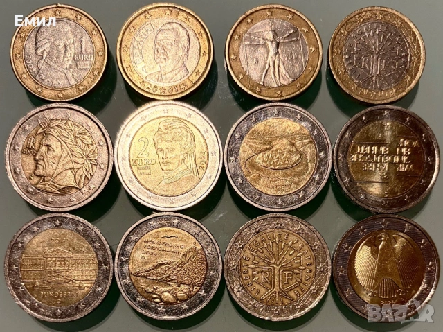 3 лота от Евро монети, снимка 2 - Нумизматика и бонистика - 54230990