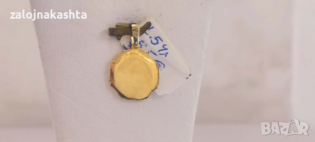 Нова Златна икона-1,54гр/14кр, снимка 3 - Колиета, медальони, синджири - 53810380