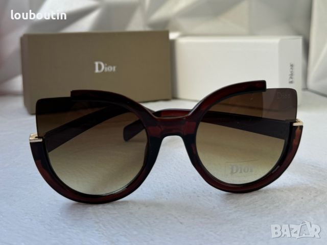 Dior дамски слънчеви очила котка, снимка 4 - Слънчеви и диоптрични очила - 45162681
