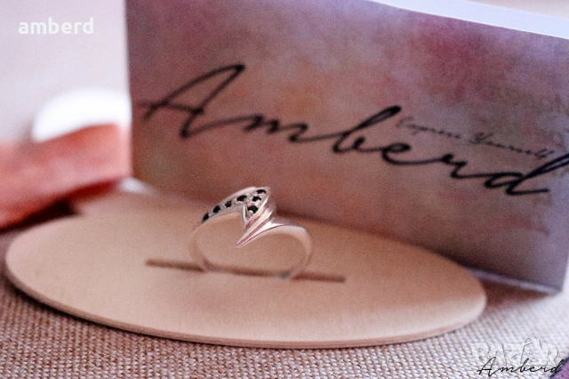 Сребърен пръстен - модел R033, снимка 2 - Пръстени - 53518273