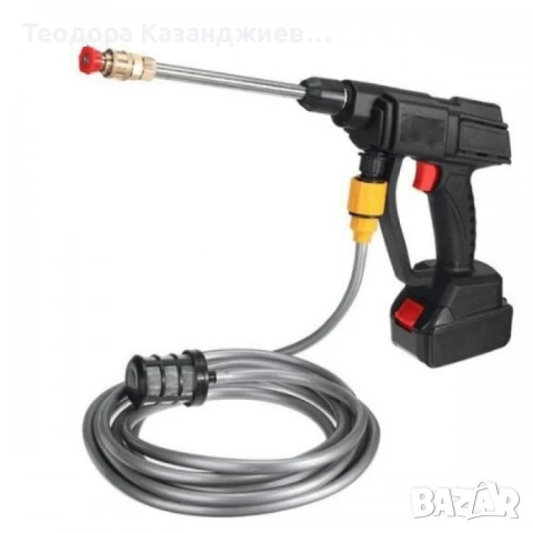 ПРОМОЦИЯ!!! Акумулаторна Водоструйка 22 Бара, 1бр Батерия 48V 8Ah, Зарядно и Аксесоари в куфар , снимка 3 - Парочистачки и Водоструйки - 50588454