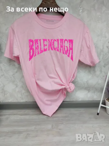 Balenciaga Дамска Тениска👚Дамска Блуза С Къс Ръкав Баленсиага - Налични Различни Цветове Код LFS249, снимка 2 - Тениски - 48658906