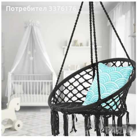 Висяща градинска люлка, снимка 5 - Градински мебели, декорация  - 50453267