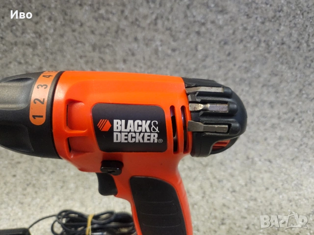 Винтоверт Black & Decker CD12C – Свобода и прецизност от „Златната ера“ на акумулаторните инструмент, снимка 5 - Винтоверти - 53959643