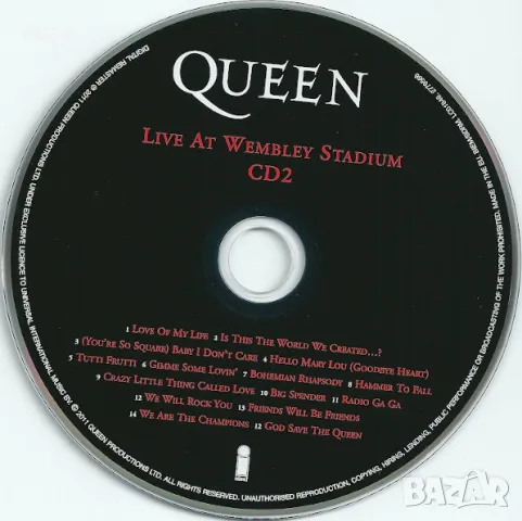 НОВО! Queen Live At Wembley Stadium 1986 2 DVD + 2 CD Юбилейно издание , снимка 7 - DVD дискове - 50318705