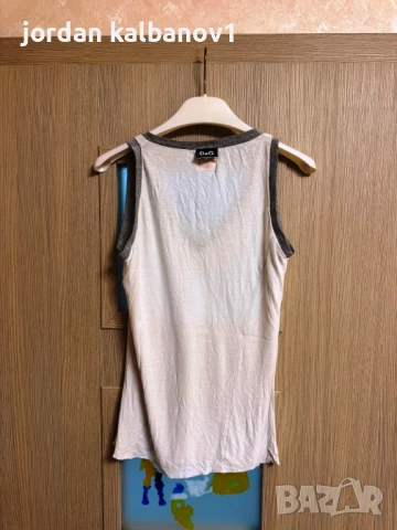 Подарявам - дамски бял потник D&G, снимка 3 - Потници - 54034996