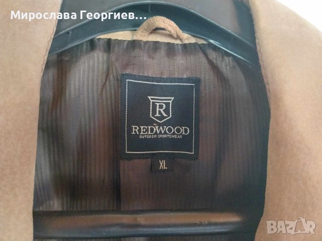 Мъжко яке от естествена кожа, REDWOOD, Размер XL, снимка 4 - Якета - 45724476