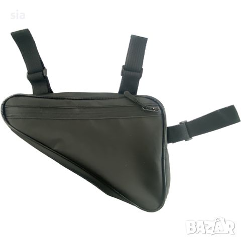 Чанта за колело, триъгълна, 21*28*6см, черна, снимка 3 - Аксесоари за велосипеди - 35688894
