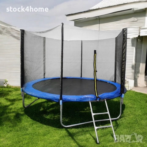 Детски Батут с предпазна мрежа и 244 см. Диаметър, до 150 кг