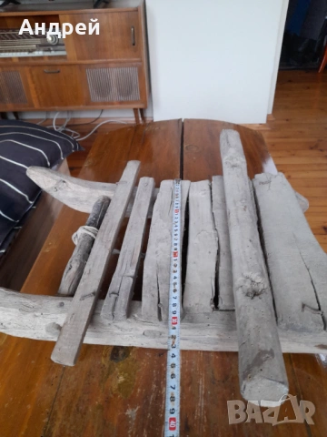 Старинна дървена шейна, снимка 6 - Антикварни и старинни предмети - 54291617