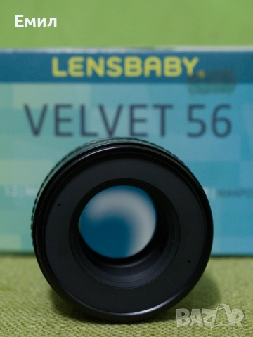 Lensbaby Velvet 56 MFT, снимка 2 - Обективи и филтри - 51459132