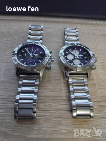 Два броя Breitling A13370 Super Avenger 48 mm ! Кварц!, снимка 7 - Мъжки - 53598035