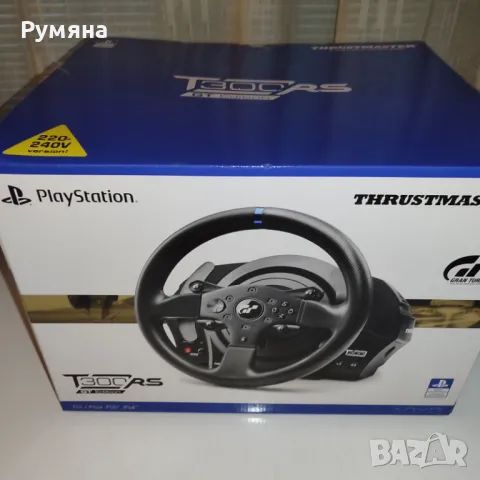 Геймърски волан T-300 RS GT на Thrustmaster и T3PA-GT педали, снимка 1 - PlayStation конзоли - 47513209