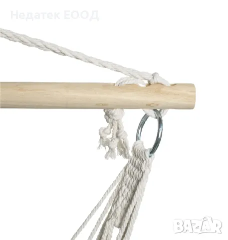 Висяща люлка хамак, Макраме, Ø100x120см., снимка 3 - Градински мебели, декорация  - 50376407