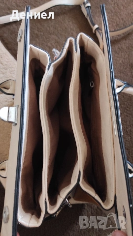 Дамска чанта в бежов цвят - Елегантна - MIT Company S.r.l. - Italia, снимка 5 - Чанти - 54165404