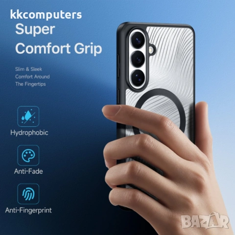 DUX DUCIS Aimo Магнитен Калъф за Samsung S26+ - PC+TPU, MagSafe, 1.2m SGS, REACH, Черен, снимка 4 - Калъфи, кейсове - 53705597