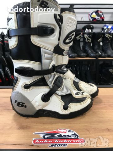 Детски мотокрос ботуши ALPINESTARS TECH6S,номер 37, снимка 2 - Аксесоари и консумативи - 46116935