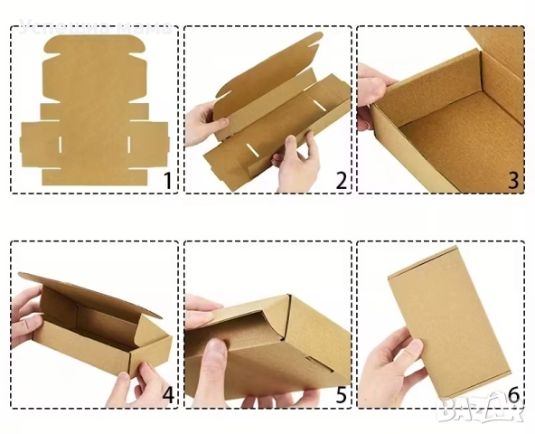 Кутийки за handmade, 200 х 100 х 100 мм., кафяви, снимка 3 - Други - 52001527