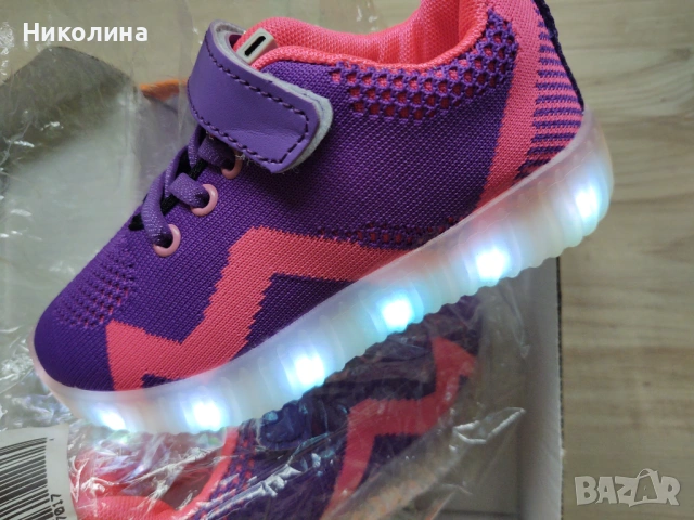 Светещи usb маратонки , снимка 3 - Детски маратонки - 53005890