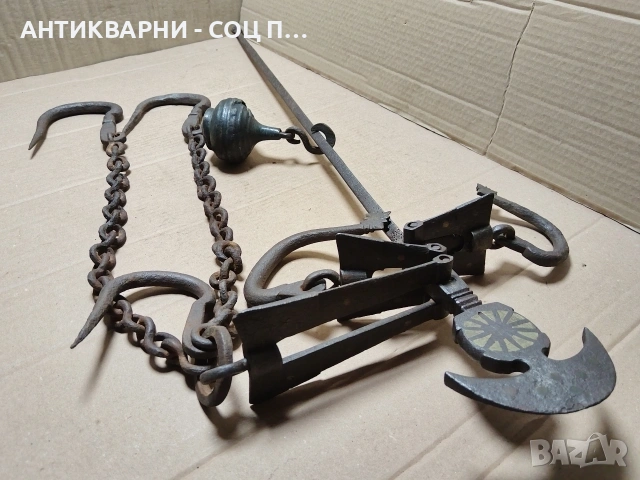 Голям Стар Кован Български Кантар. / НОМЕР 1583., снимка 2 - Антикварни и старинни предмети - 53669659