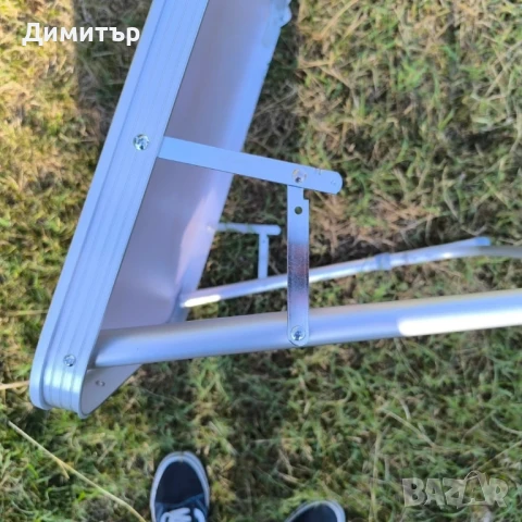 Маса алуминиева сгъваема НОВА, снимка 3 - Маси - 51393425