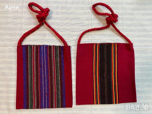 Памучни торбички от ръчно тъкани памучни платове, снимка 3 - Антикварни и старинни предмети - 46453608