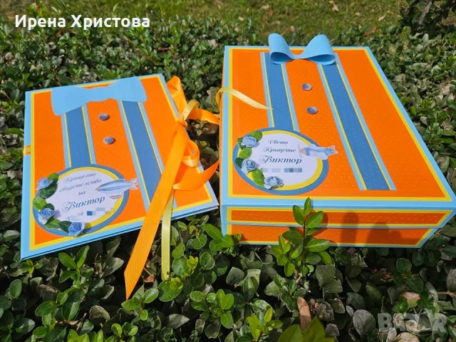 Комплект за кръщене, снимка 9 - Декорация - 51235985