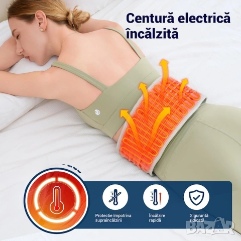 Ортопедичен лумбален колан с масаж и нагряване. корсет за болки в кръста и дискова херния, снимка 6 - Масажори - 53709606