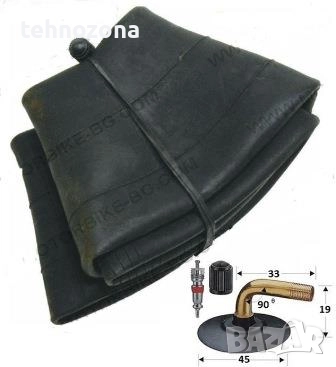 Вътрешна мото гума 2.50/2.75/3.00/3.25/3.50-12 JS87 BR МИТАС Усилена-1.5мм, снимка 2 - Гуми и джанти - 52236629