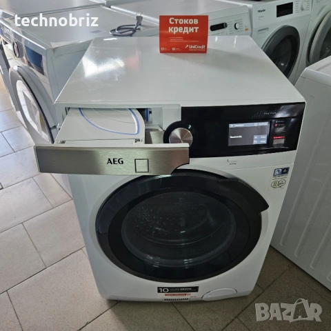 Немска инверторна пералня със сушилня с термопомпа AEG Wi-Fi SERIES 9000 - ГАРАНЦИЯ, снимка 7 - Перални - 54125443