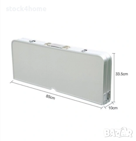 Сгъваема маса за къмпинг със столове тип куфар, Алуминиеви, снимка 8 - Къмпинг мебели - 53877694