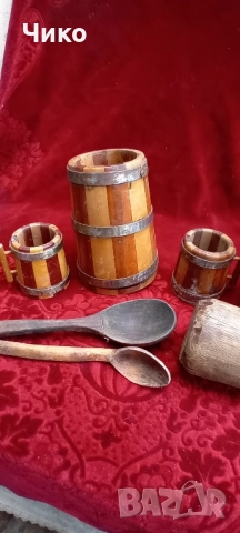 стари дървени предмети от бита, снимка 8 - Антикварни и старинни предмети - 52442936