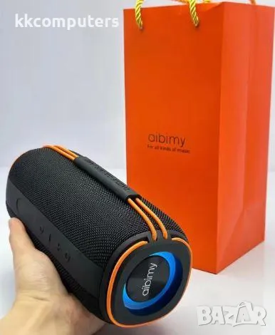 Aibimy MY272BTS Bluetooth тон колонка светеща / Водоустойчива (IPX6) / Черна / Баркод : 2403177, снимка 1 - Резервни части за телефони - 47589314