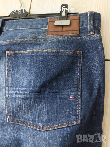Мъжки дънки на Tommy Hilfiger оригинални Размер 40/размер Л, снимка 4 - Дънки - 52178338