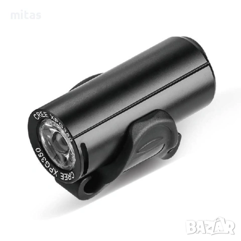 Предна LED светлина за велосипед RAYPAL – 350 lum, USB, Алуминий, 53g, снимка 2 - Аксесоари за велосипеди - 29813913