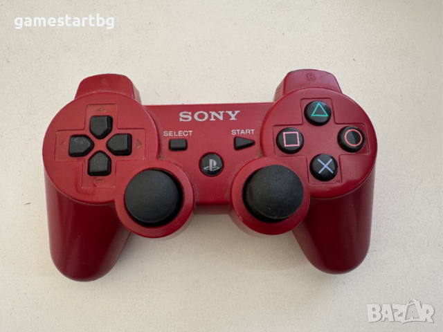 Оригинален безжичен контролер за PS3 Dualshock 3 - Red