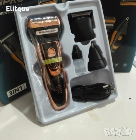 Машинка за подстригване и тример 3 в 1 Gemei GM-595