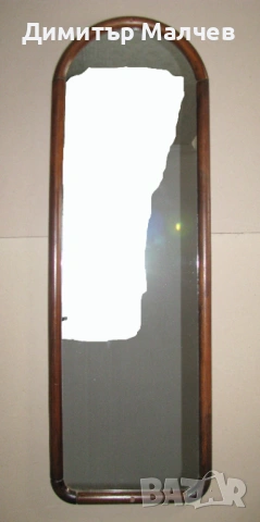 Огледало в дървена рамка 36 / 109 см, отлично, снимка 4 - Огледала - 53451101