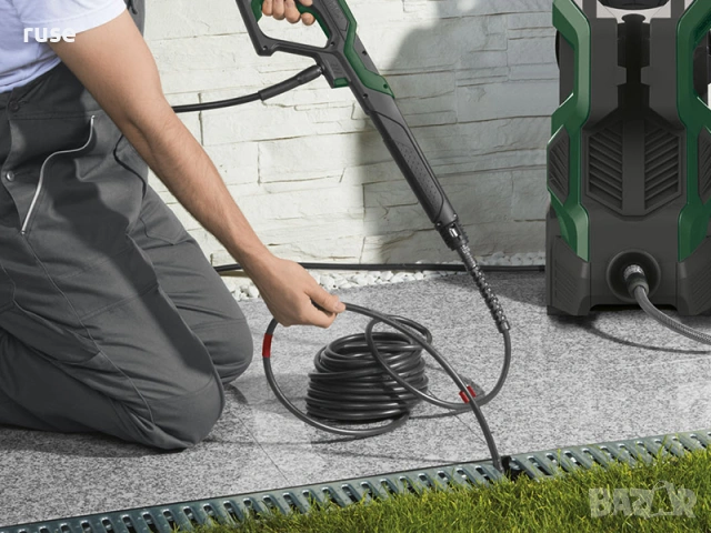 НОВИ! Комплект маркуч за почистване на тръби канали 15м 150bar Parkside, снимка 10 - Други инструменти - 53938670