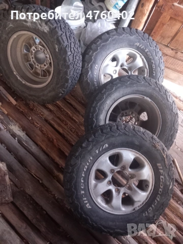 Джанти 4бр.  15  6x139,7  мицубиши паджеро mitsubishi pajero, снимка 3 - Гуми и джанти - 53897709