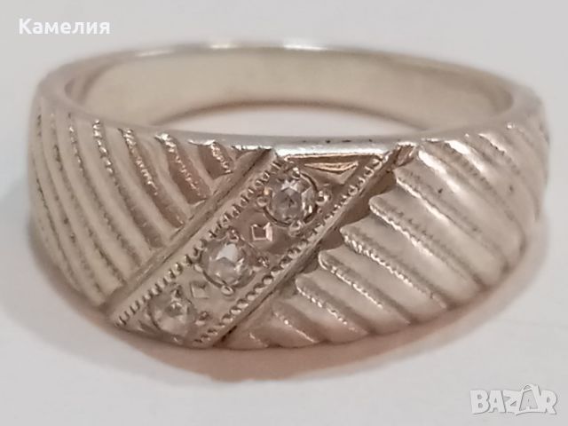 Руско сребро , снимка 3 - Пръстени - 45323330