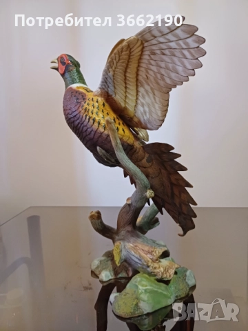 Порцеланов фазан, снимка 3 - Декорация за дома - 52497884