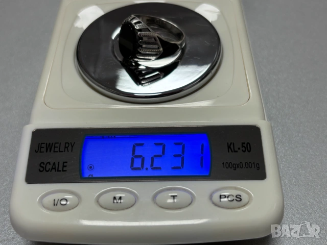 Мъжки Сребърен Пръстен (проба 925)- 6,23 грама, снимка 13 - Пръстени - 53902942