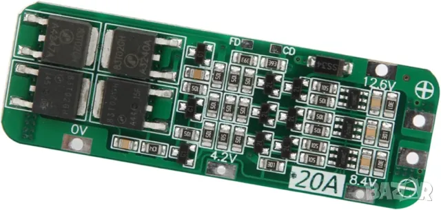 PCB BMS зарядно устройство за литиево-йонни батерии 3S 20A, снимка 1 - Друга електроника - 48015449